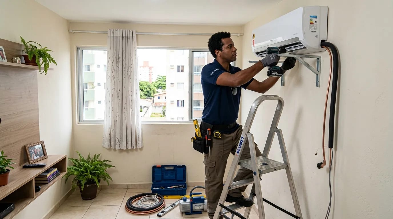 Instalação de ar-condicionado split em Cabo Frio‑RJ